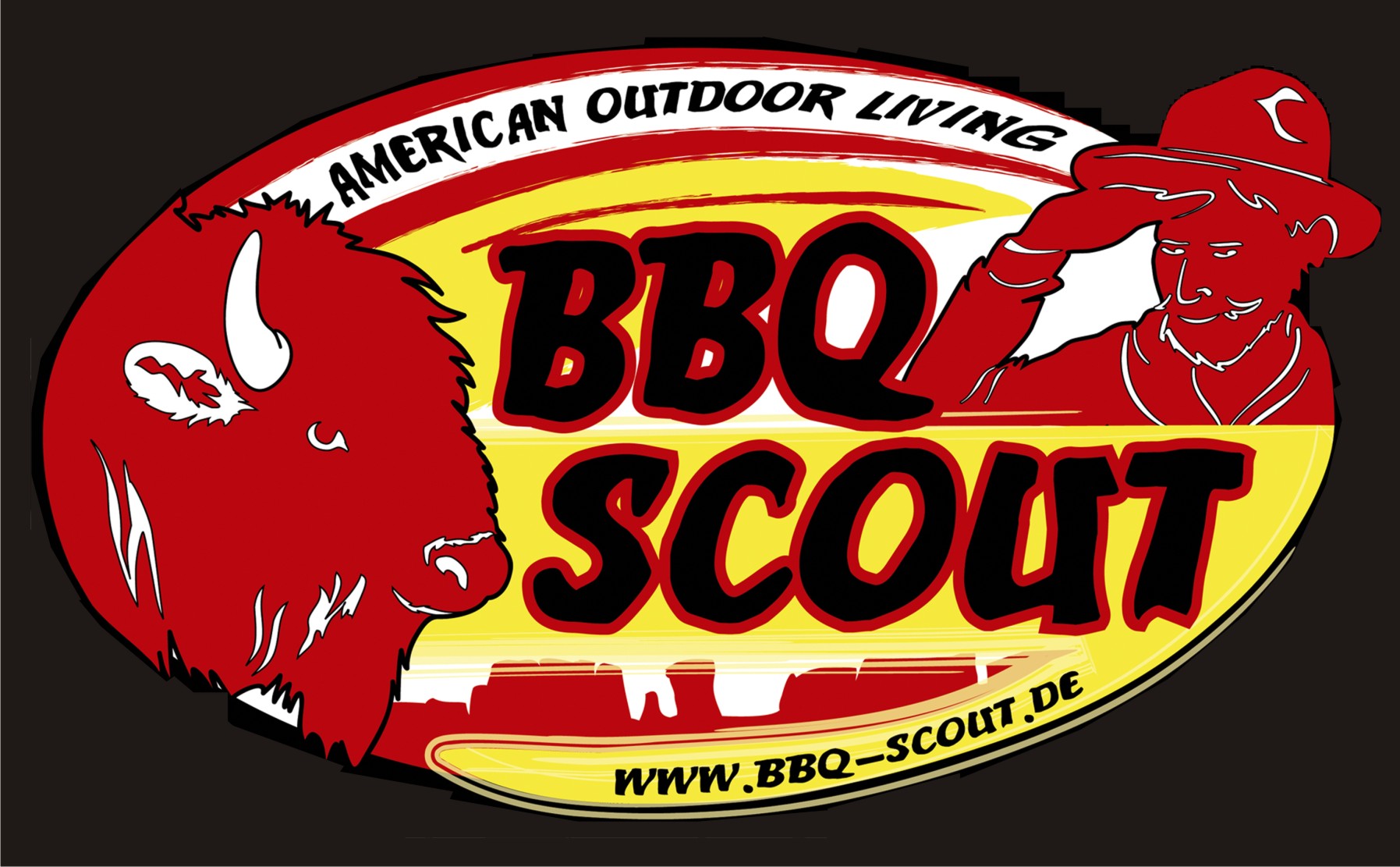 Das Logo der Firma BBQ Scout Grills BBQ Smoker und Dutchoven